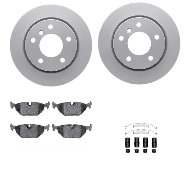 R1 Concepts WDWH1-31031 Brake Rotor- Carbon Coated W/ Ceramic Pads & Hdw